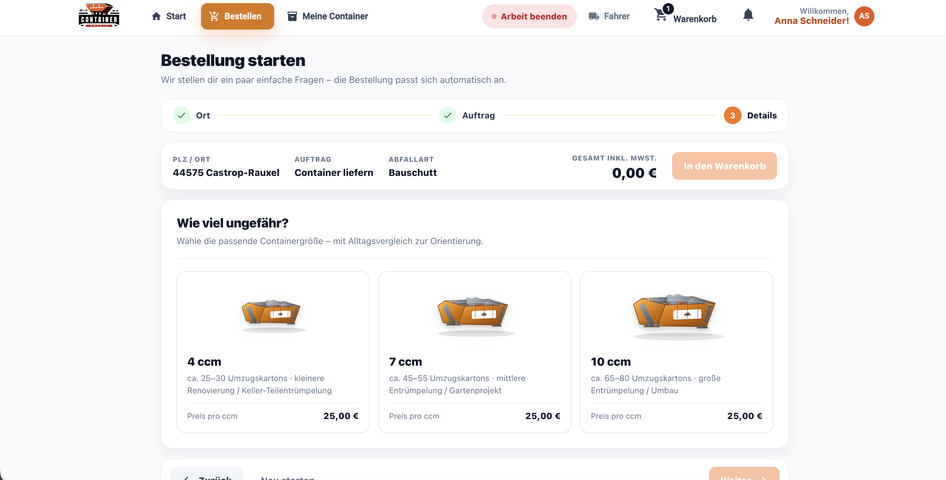 Containerprofis Plattform — Ansicht 12