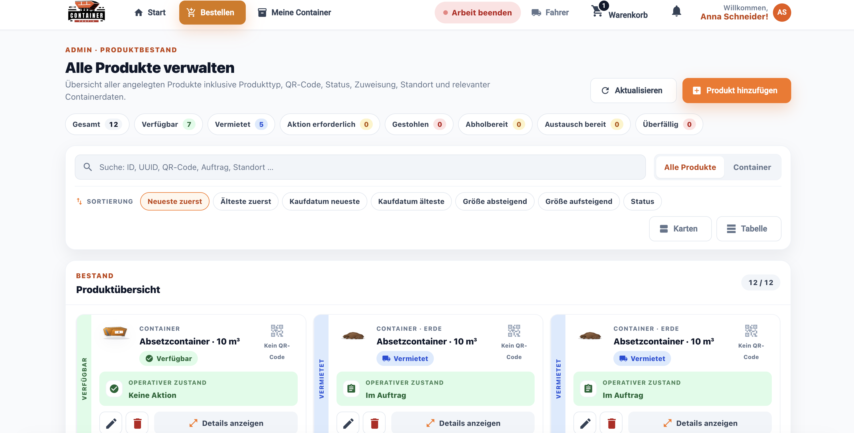 Containerprofis Plattform — Ansicht 13