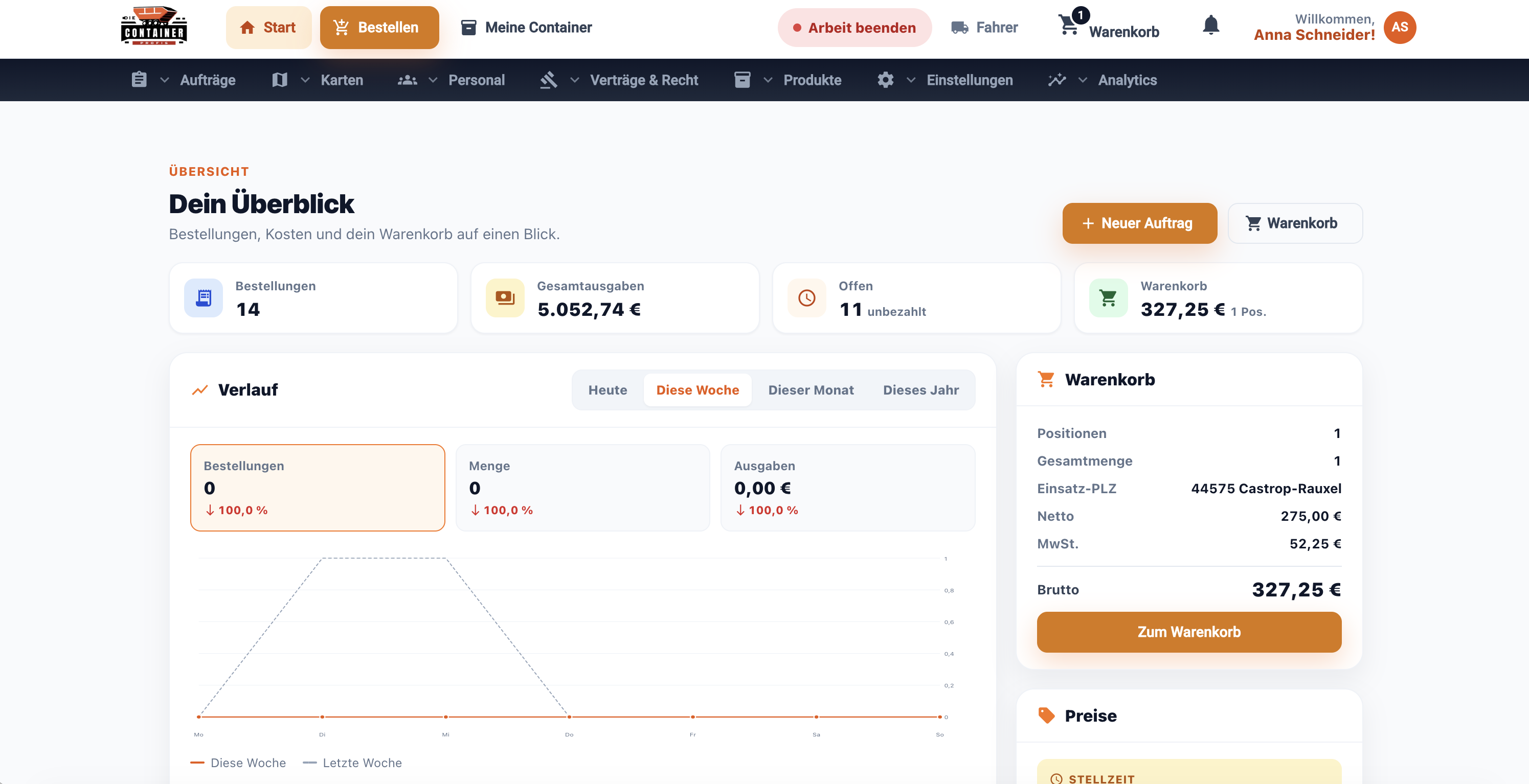 Containerprofis Plattform — Ansicht 4